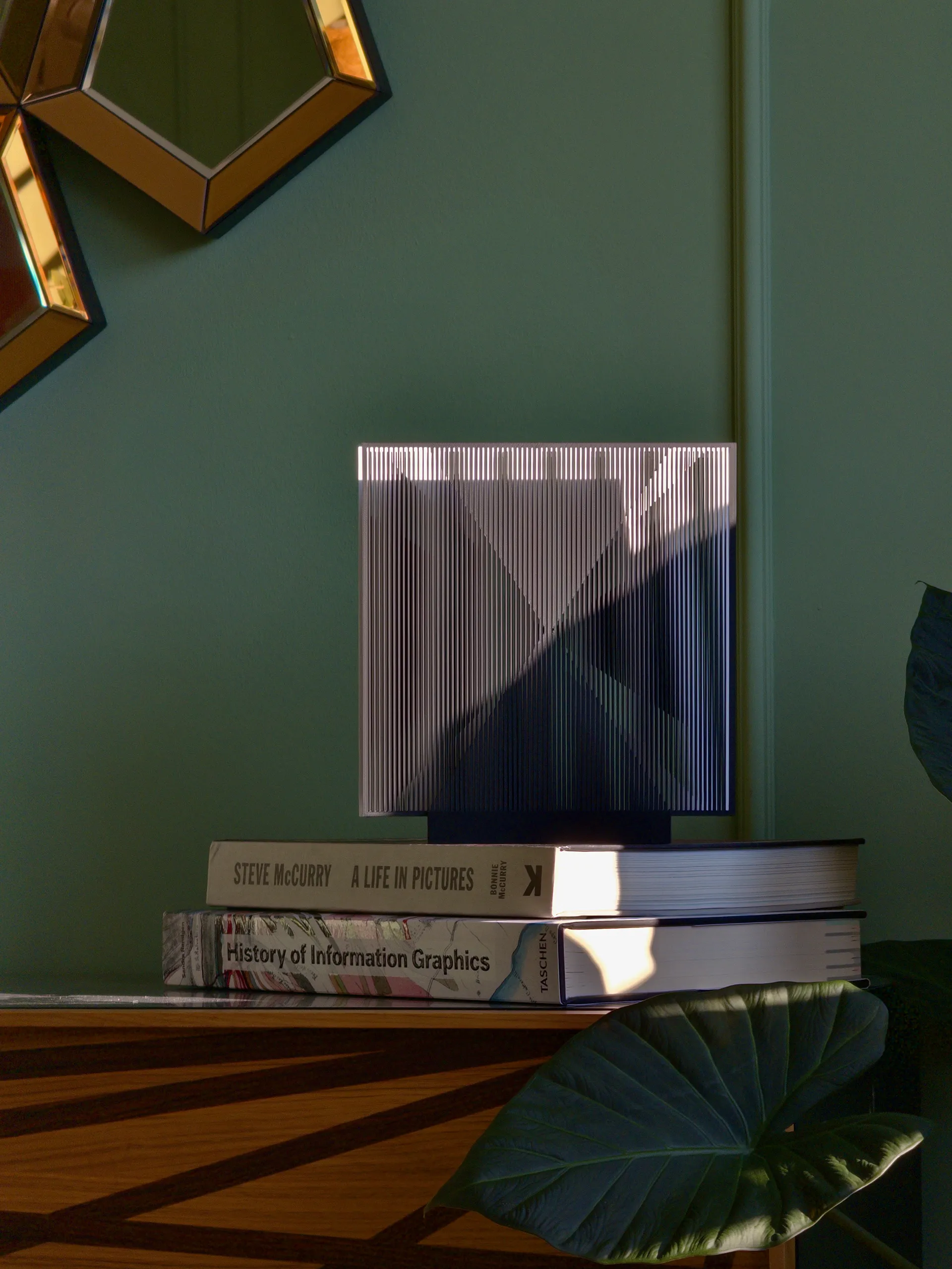 Colorful kinetic sculpture